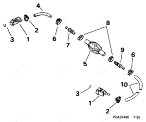 Bulb starter fuel line diagram