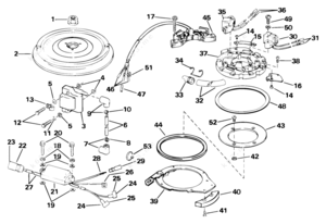 C 10 ignition rack parts schematic