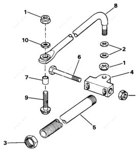 Cable steering diagram