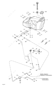 Can am outlander 400 fuel pump vaccum diagram