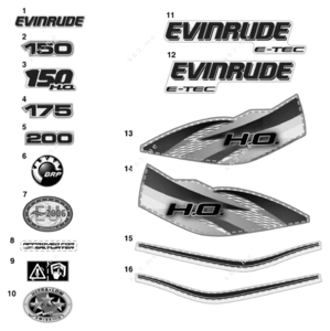 Car stickers with catalog