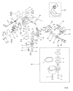 Carb diagram 9.9 mercury outboard