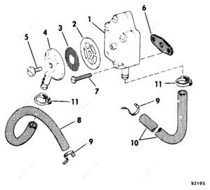 Carb parts for a 1992 johnson 25 hp outboard