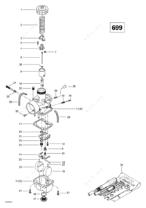 Carb spring diagram for murray 3.5 hp