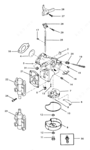 Carburetor jets on mercury outboard