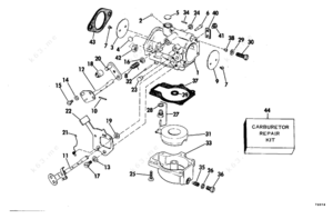 Carburetor spring locations 1977 johnson 9.9 outboard engine