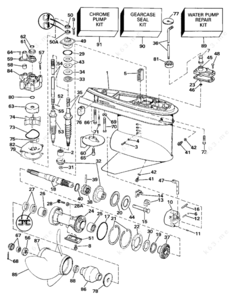 Case trimline 100 parts diagram