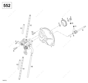 Cat 550 pump parts list