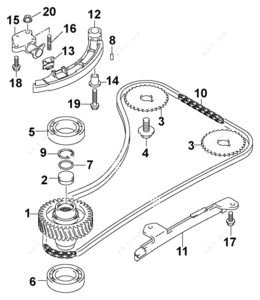 Caterpillar 3046 timing gear diagram
