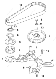 Ceo4d16 timing belt diagram