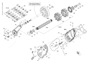 Chain case diagram ski doo ck3