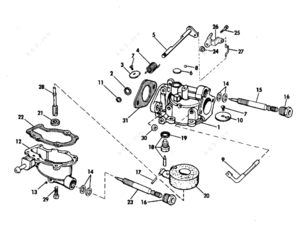 Chainsaw parts diagram