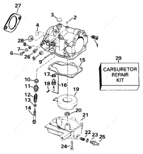 Champion hr10d-25 parts breakdown diagram
