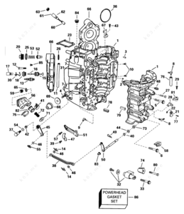 Check valve nipple for 40 hp tohatsu