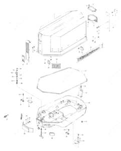 Chrysler outboard motor model 555he