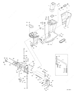 Chrysler outboard motors parts diagram