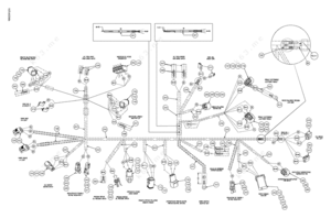 Complete wire harness for atv 2000 bombardier parts