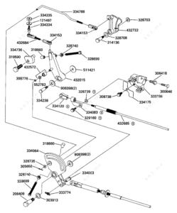 Components of 1989 beretta shifter