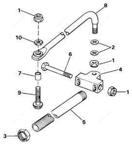 Connecting boat steering cable diagram