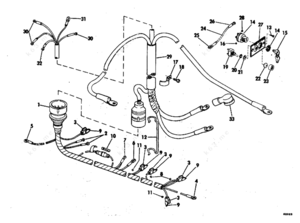 Connecting evinrude 88 controls cables
