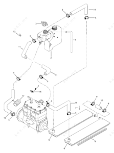 Coolant system in formula cars