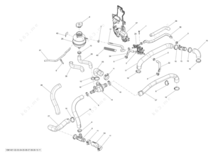 Cooling system on cars diagram x