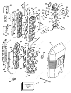 Counter rotating shafts diagram