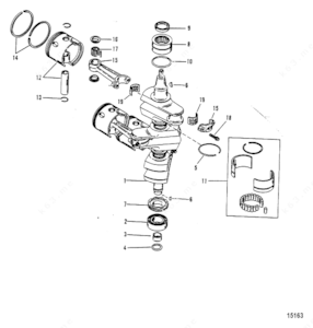 Crankshaft connecting rod diagram