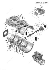 Crf250r waterpump 2010 diagram