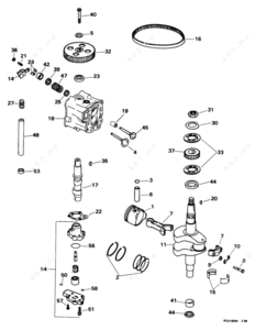 Cylinder head parts diagram