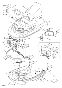 Deluxe cab - bm25611 parts list diagram