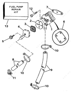 Detailed parts of a smithfield model 1989