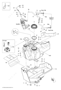 Diagram bombardier quest 650 atv fuel system