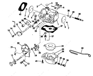 Diagram of 1973 260z carburetor parts