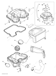 Diagram of 2012 can am outlander air filter