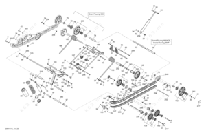 Diagram of a 2004 ski doo grand touring suspension
