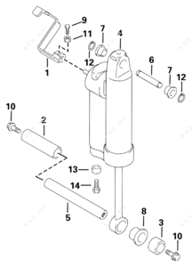Diagram of a vertical shaft tiller