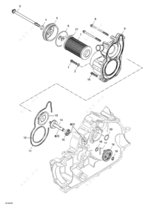Diagram of blue torrent filter parts catalog