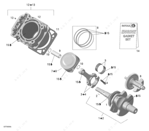 Diagram of carburetor for 2006 bombardier 400
