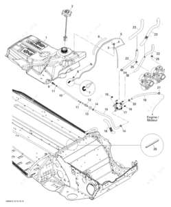 Diagram of case895xl fuel systems