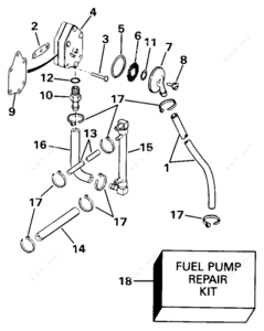 Diagram of fuel pump on 1991 corvette