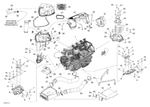 Diagram of hoses in seadoo xp limited