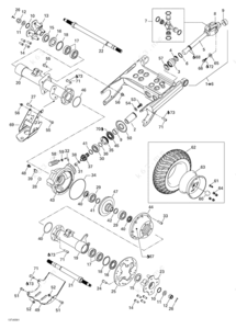 Diagram of parts for quest canopy parts list