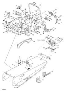 Diagram of partslist 1998 ski doo mach z