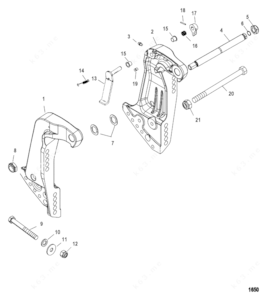 Diagram off a 3 horse power skipper outboat motor