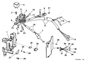 Diagrama eltrico motor evinrude 1996