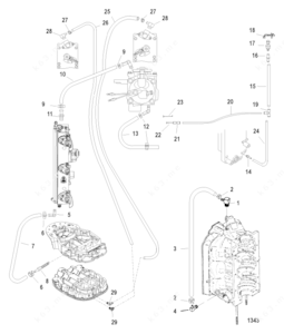 Domestic water 140 degree schematic