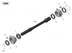 Drive shaft name diagram