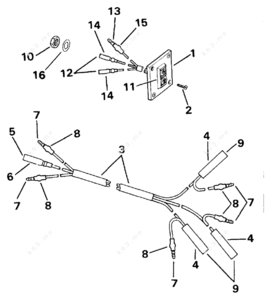 E-drive tilt motor wiring diagram switch