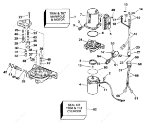E tec 90 trim cylinder diagram